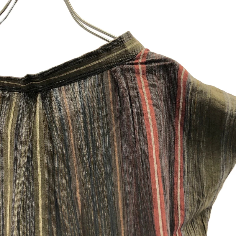 ISSEY MIYAKE / イッセイミヤケ | 筆タグ / コットン リネン スリット スカート | 9 | レディース