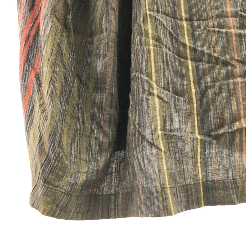 ISSEY MIYAKE / イッセイミヤケ | 筆タグ / コットン リネン スリット スカート | 9 | レディース