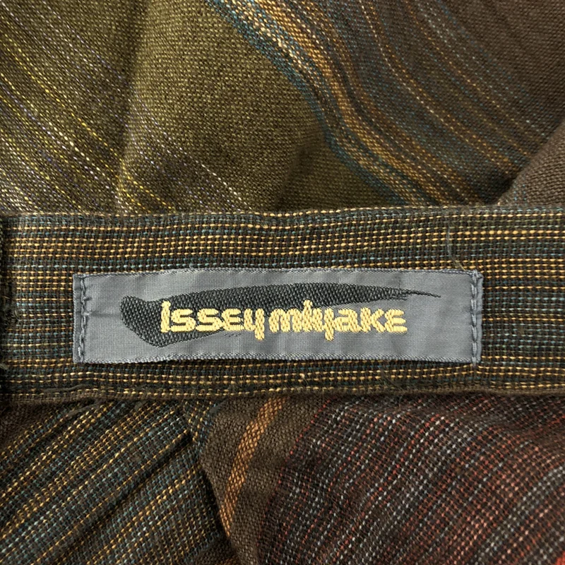 ISSEY MIYAKE / イッセイミヤケ | 筆タグ / コットン リネン スリット スカート | 9 | レディース