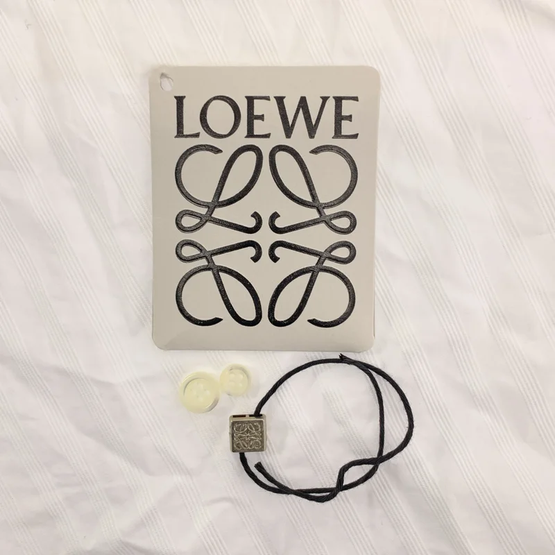 LOEWE / ロエベ | コットン ストライプ チェーン プリーツ ビッグシャツ | 34 | レディース