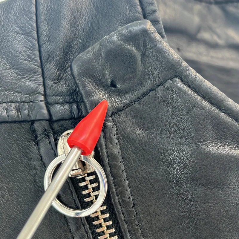 Rick Owens / リックオウエンス | Globa Back Zip Riders Jacket レザー バックジップ ライダースジャケット | S | メンズ