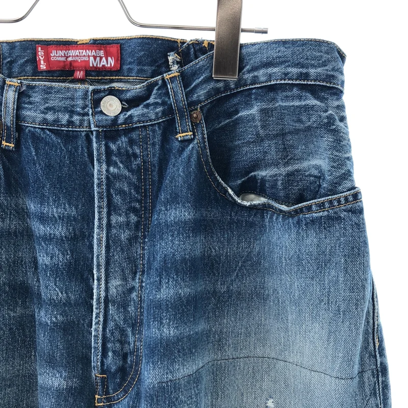 JUNYAWATANABE COMMEdesGARCONS MAN / ジュンヤワタナベマン | 2020SS | × Levi's / 501 製品加工 ストレートデニムパンツ | M | メンズ