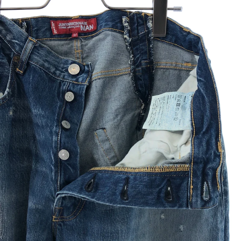 JUNYAWATANABE COMMEdesGARCONS MAN / ジュンヤワタナベマン | 2020SS | × Levi's / 501 製品加工 ストレートデニムパンツ | M | メンズ