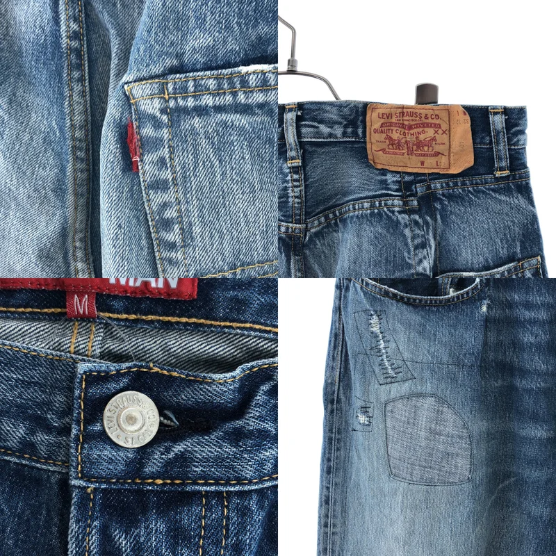 JUNYAWATANABE COMMEdesGARCONS MAN / ジュンヤワタナベマン | 2020SS | × Levi's / 501 製品加工 ストレートデニムパンツ | M | メンズ