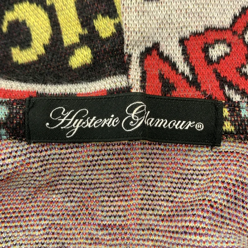 HYSTERIC GLAMOUR / ヒステリックグラマー | コットン 総柄 ジップ スウェット フーディ | F | レディース