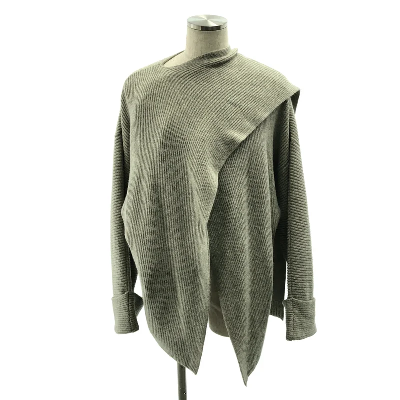 JW Anderson / ジェイダブルアンダーソン | バックパッチ アルパカ ウール ショール カーディガン | S | メンズ