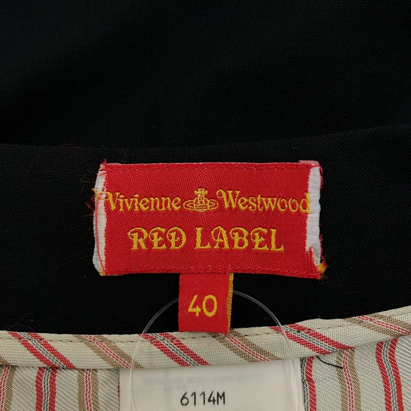 VIVIENNE WESTWOOD RED LABEL / ヴィヴィアンウエストウッドレッドレーベル | ウール アシンメトリー ロングスカート | 40 | レディース