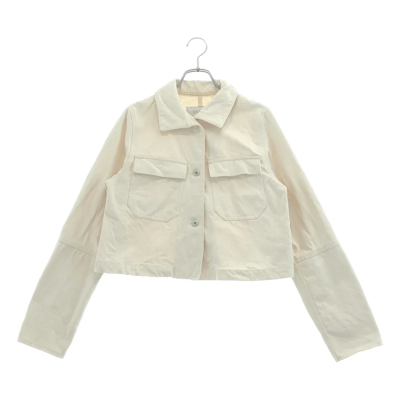 ETRE TOKYO / エトレトウキョウ | コットンツイルショートカバーオール ジャケット | M | レディース