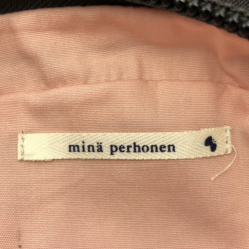 mina perhonen / ミナペルホネン | papaver パパヴェル コットン リネン ハンドバッグ |