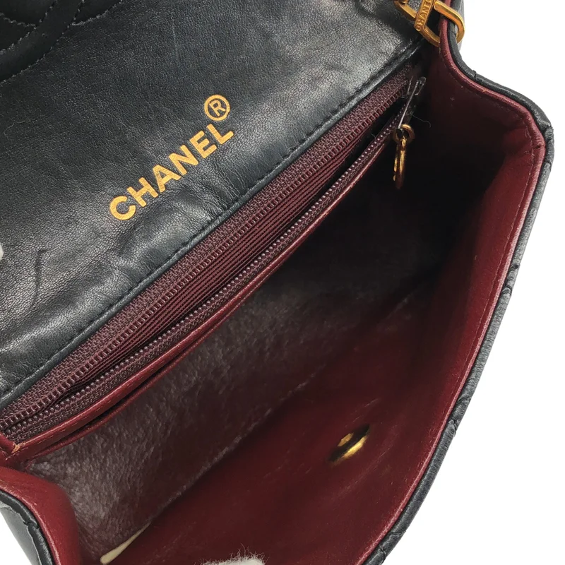 CHANEL / シャネル | 1990s | ラムスキン ミニマトラッセ チェーン ショルダーバッグ |