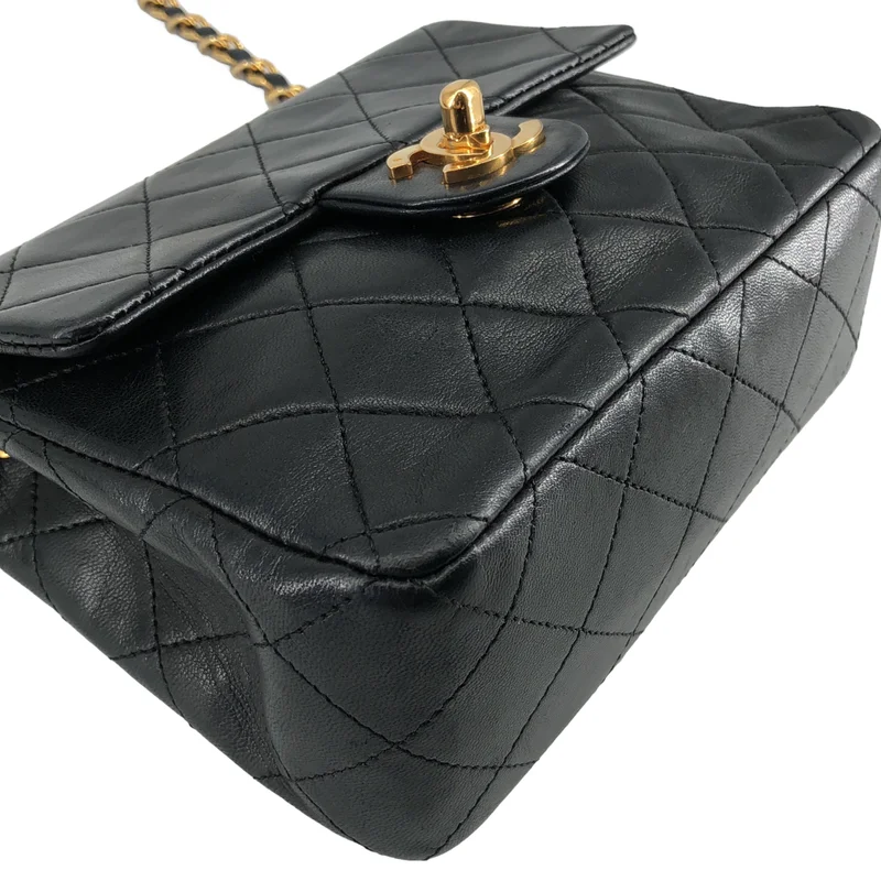 CHANEL / シャネル | 1990s | ラムスキン ミニマトラッセ チェーン ショルダーバッグ |
