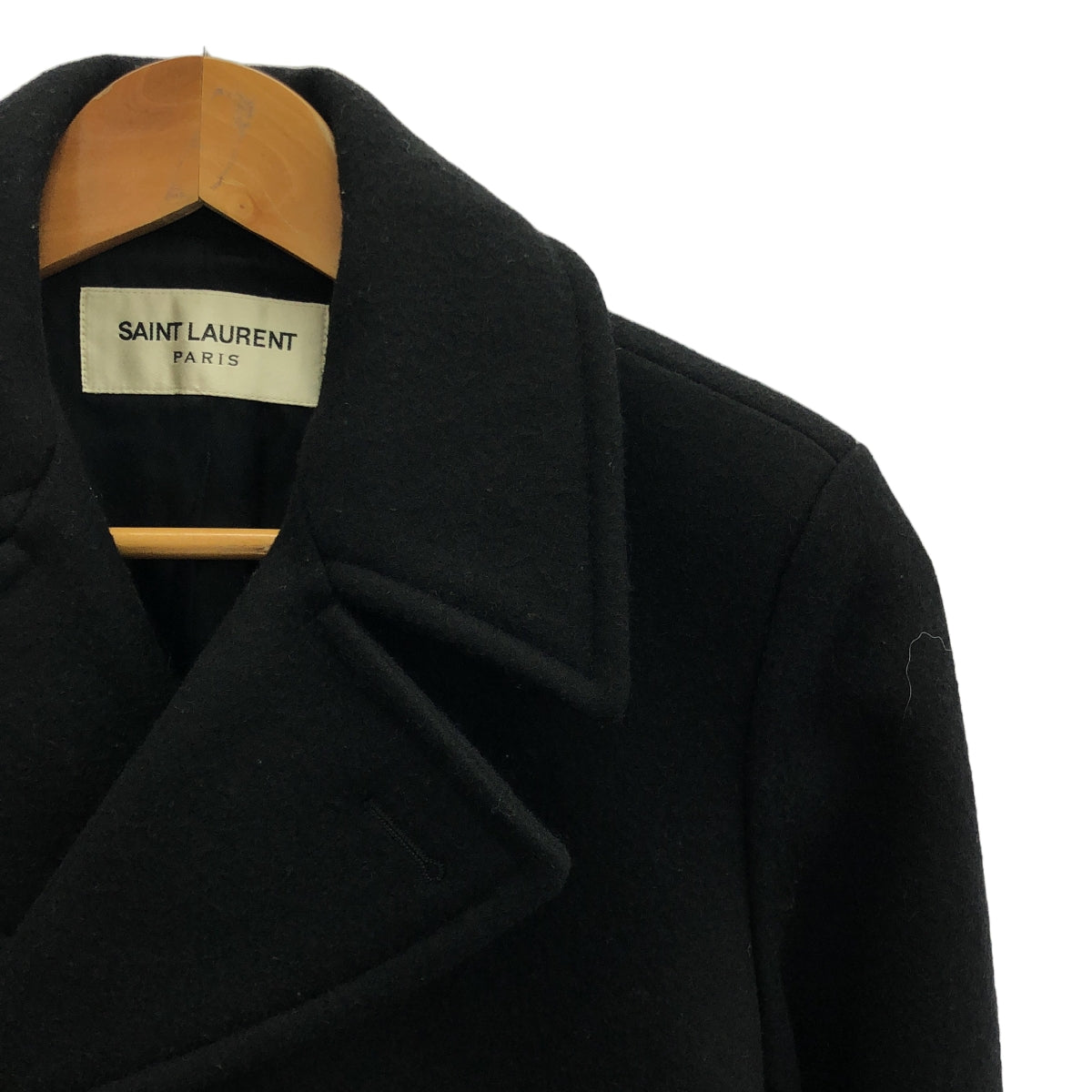 SAINT LAURENT PARIS / サンローランパリ | ウール 金釦 ダブル P