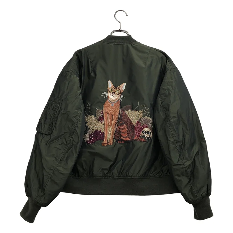 UNDER COVER  / アンダーカバー | 2022AW | Oversized Bomber Jacket / バック刺しゅう オーバーサイズ ボンバージャケット | 1 | レディース