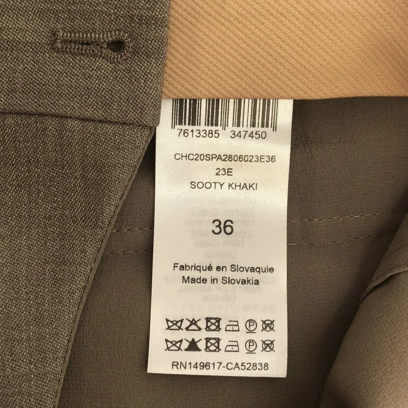 Chloe / クロエ | ストライプ切替 スラックス パンツ | 36 | レディース