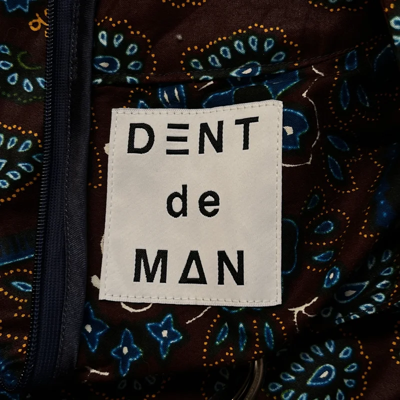DENT de MAN / デントデマン | 2014SS | コットン ペイズリー 半袖ワンピース | L | レディース