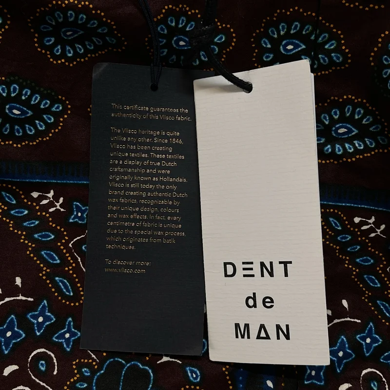 DENT de MAN / デントデマン | 2014SS | コットン ペイズリー 半袖ワンピース | L | レディース