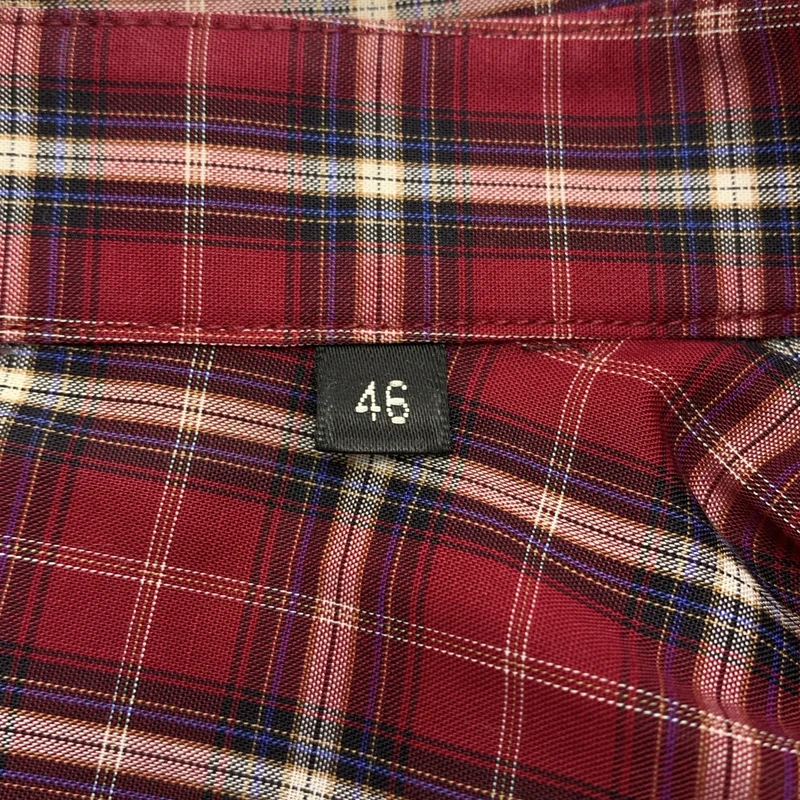 KRISVANASSCHE / クリスヴァンアッシュ | コットン 変形スリーブ スナップボタン シャツ | 46 | メンズ