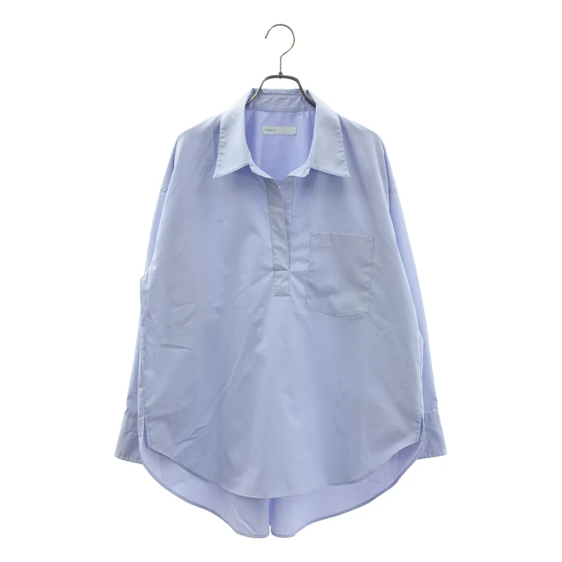 NOBLE / ノーブル | 2025AW | イージーケア コットン スキッパーシャツ | F | レディース