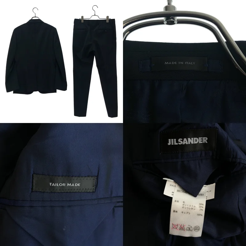 JIL SANDER / ジルサンダー | TAILOR MADE セットアップ / ウール 2B テーラードジャケット / スラックス MM135401 | 44 | メンズ