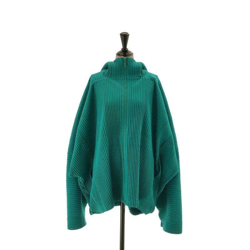 HOMME PLISSE ISSEY MIYAKE / オムプリッセイッセイミヤケ | 2025SS | MONTHLY COLOR MAY / プリーツ オーバーシルエット ロゴジップ ジャケット フーディ | 4 | メンズ