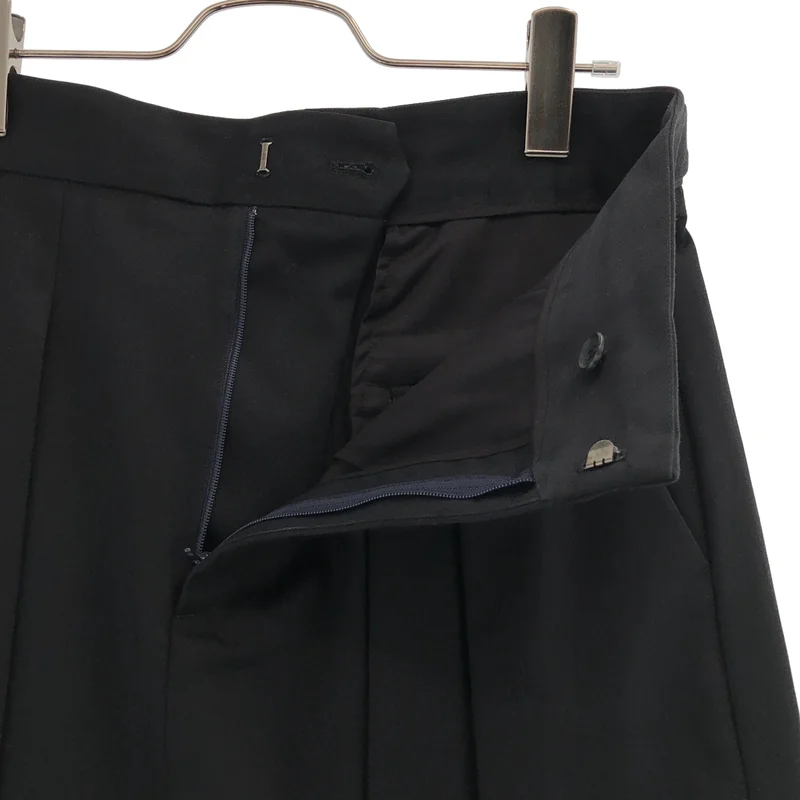 CABaN / キャバン | コットンギャバジン 2タックロングスカート | S | レディース
