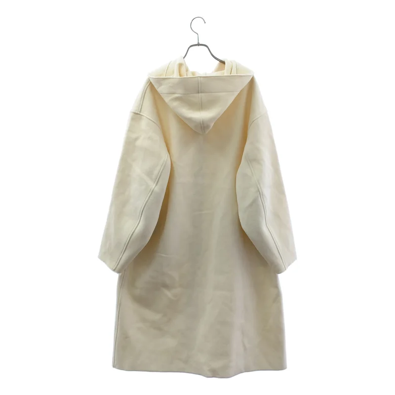 allureville / アルアバイル | 2024AW | 圧縮メルトン ウール カットオフ フーディコート | 2 | レディース