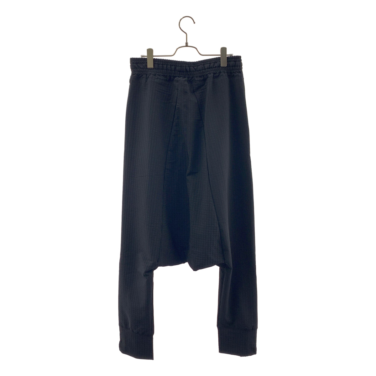【新品】  prasthana / プラスターナ | storm fleece low crotch pants ストームフリース サルエル イージーパンツ | 2（L） | ブラック | メンズ prasthana / プラスターナ | storm fleece low crotch pants ストーム