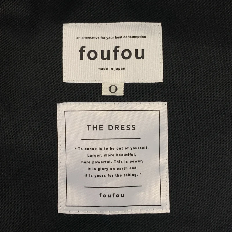 foufou / フーフー | us medical no sleeve dress / アメリカメディカルノースリーブドレス ワンピース | 0 | レディース