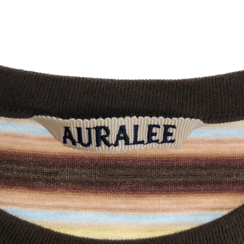 AURALEE / オーラリー | 2026SS | グラデーションボーダー Tシャツ | 0 | レディース