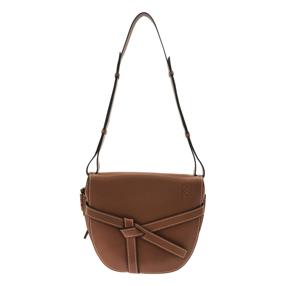 LOEWE / ロエベ | GATE BAG ゲート ショルダーバッグ | ブラウン | レディース LOEWE / ロエベ | GATE BAG ゲート ショルダーバッグ | ブラウン