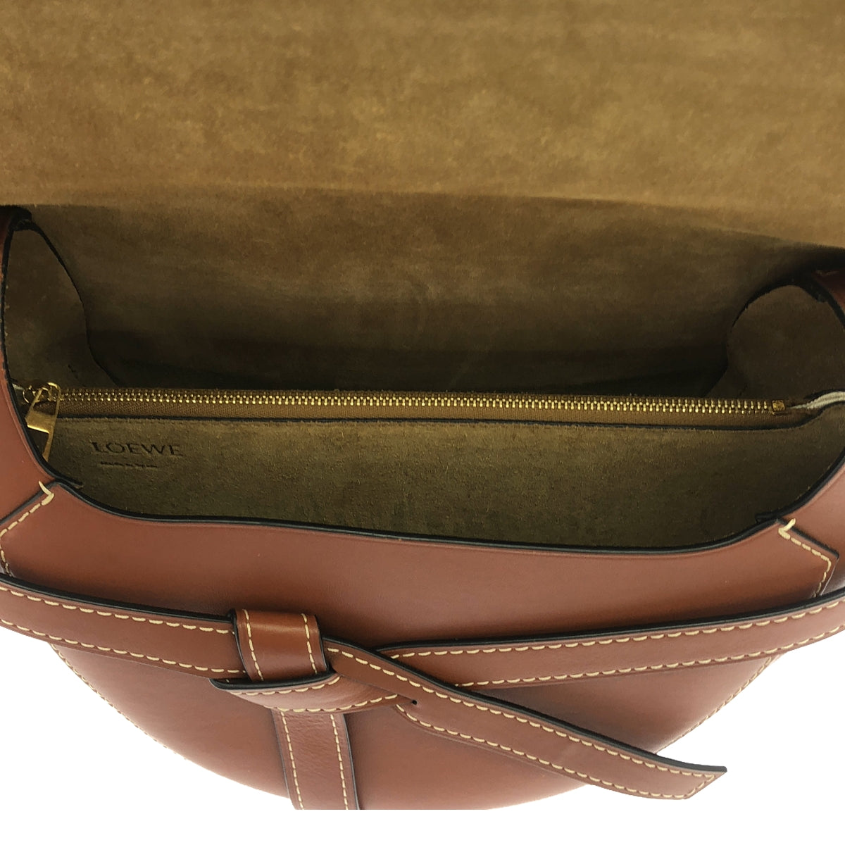 LOEWE / ロエベ | GATE BAG ゲート ショルダーバッグ | ブラウン