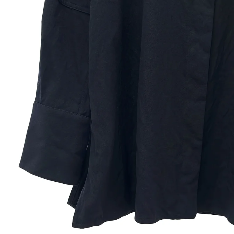JIL SANDER / ジルサンダー | 2024SS | W SHIRT 04 / ウールギャバジン バンドカラー 比翼シャツ | 30 | レディース