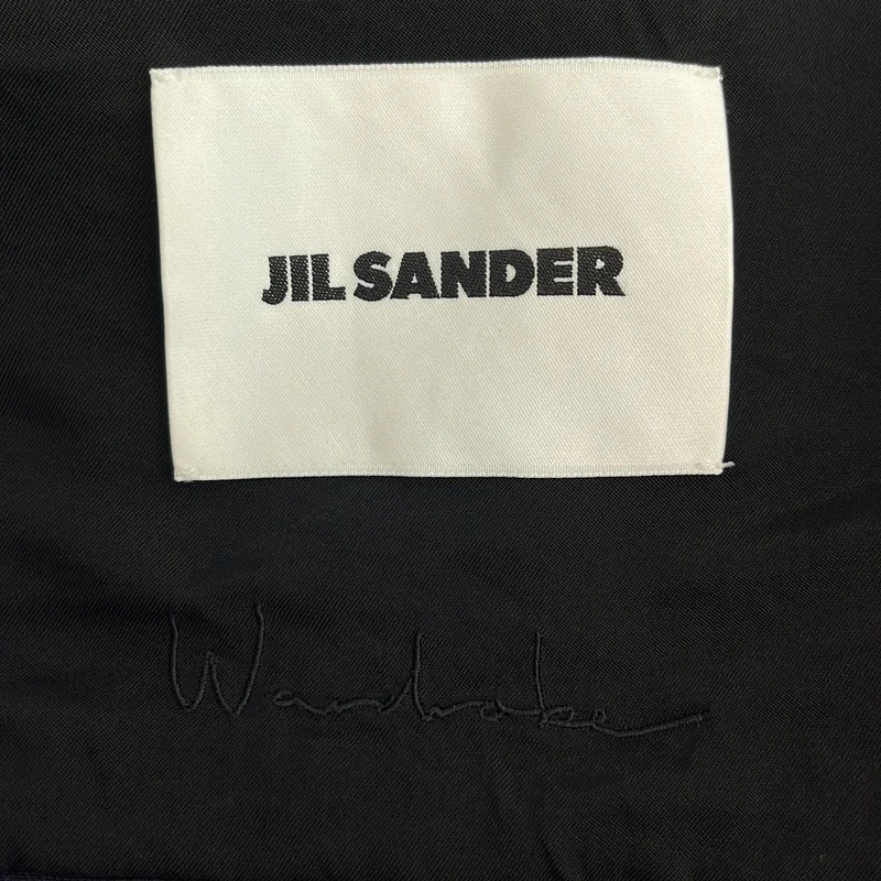 JIL SANDER / ジルサンダー | 2024SS | W SHIRT 04 / ウールギャバジン バンドカラー 比翼シャツ | 30 | レディース