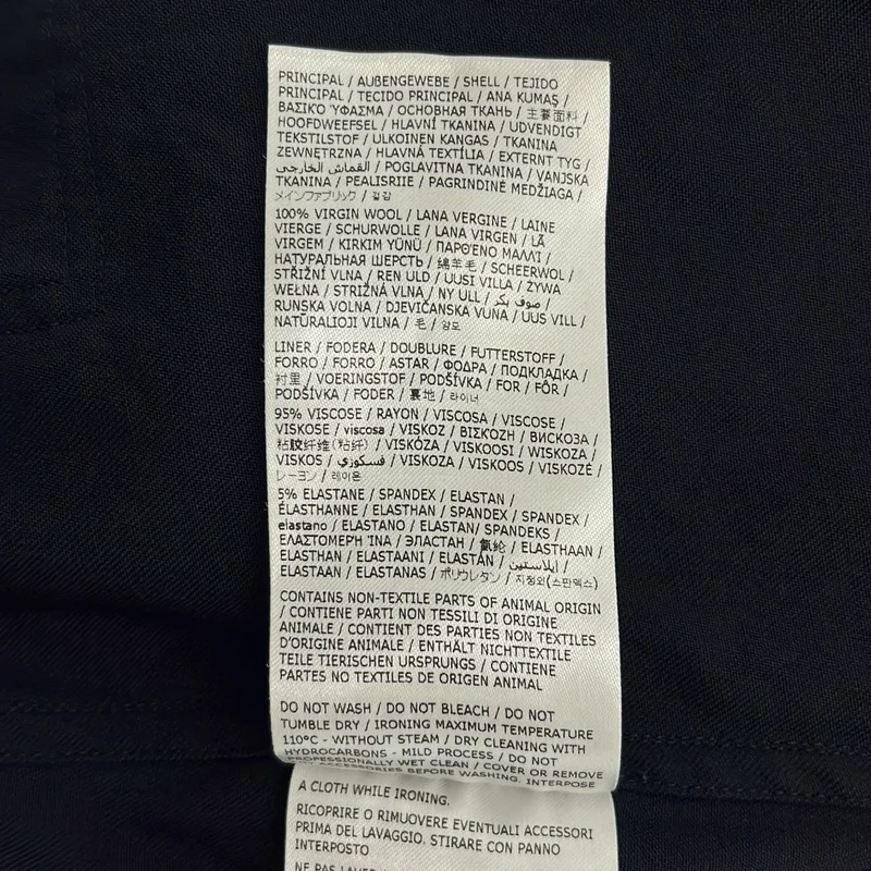 JIL SANDER / ジルサンダー | 2024SS | W SHIRT 04 / ウールギャバジン バンドカラー 比翼シャツ | 30 | レディース