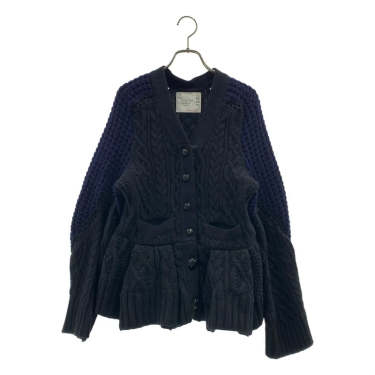 sacai ボアカラー サイドジップ デニムジャケット sacai / サカイ | ボアカラー サイドジップ デニムジャケット | 1