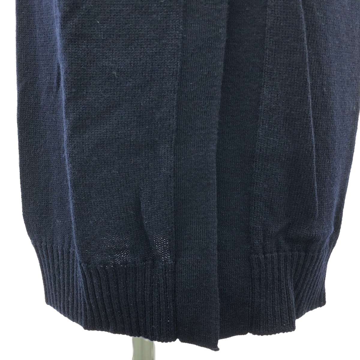 JIL SANDER+ / ジルサンダープラス | ウールニット ロング カーディガン | 34 | ネイビー | レディース JIL SANDER+ / ジルサンダープラス | ウールニット ロング