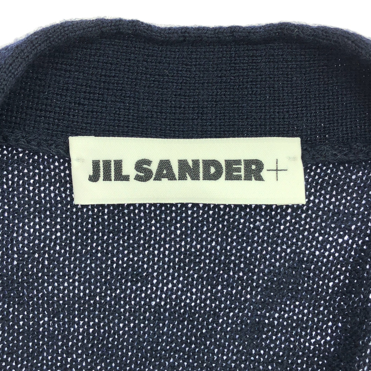 JIL SANDER+ / ジルサンダープラス | ウールニット ロング カーディガン | 34 | ネイビー | レディース JIL SANDER+ / ジルサンダープラス | ウールニット ロング
