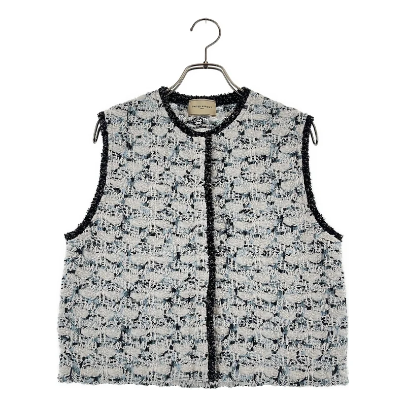 UNITED ARROWS / ユナイテッドアローズ | ミックスツイード ニットベスト | F | レディース
