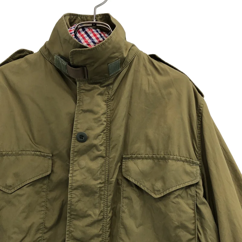 JUNYAWATANABE COMMEdesGARCONS MAN / ジュンヤワタナベマン | 2009SS | コットン リバーシブル M-65 切り替え チェック ジャケット | S | メンズ