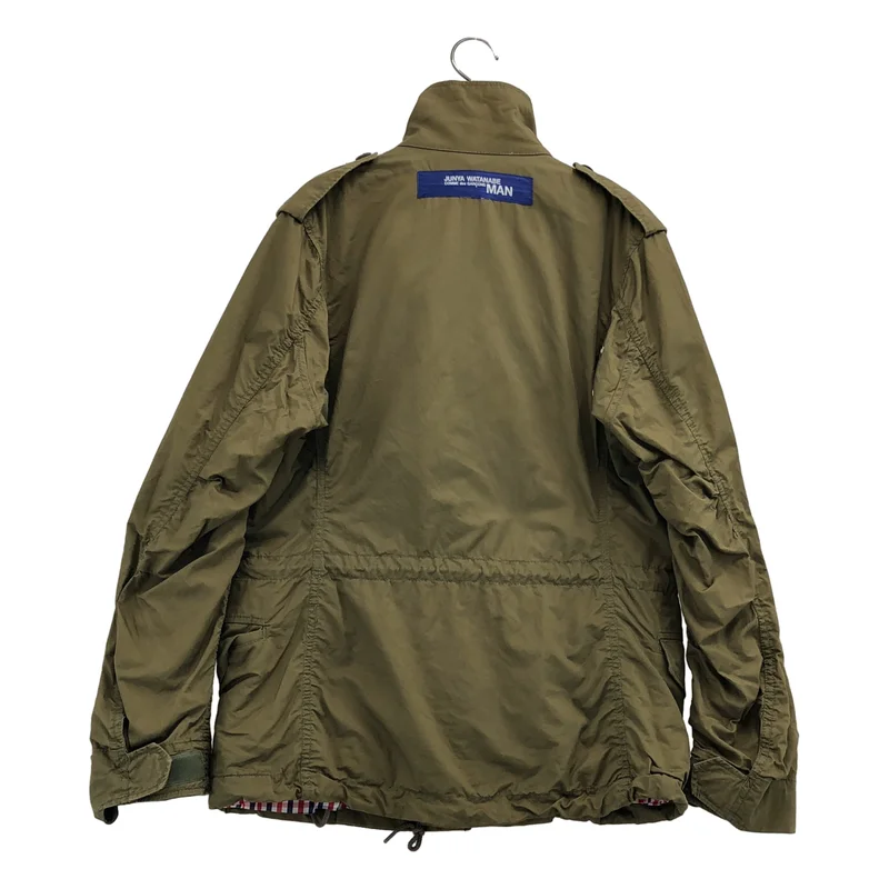 JUNYAWATANABE COMMEdesGARCONS MAN / ジュンヤワタナベマン | 2009SS | コットン リバーシブル M-65 切り替え チェック ジャケット | S | メンズ