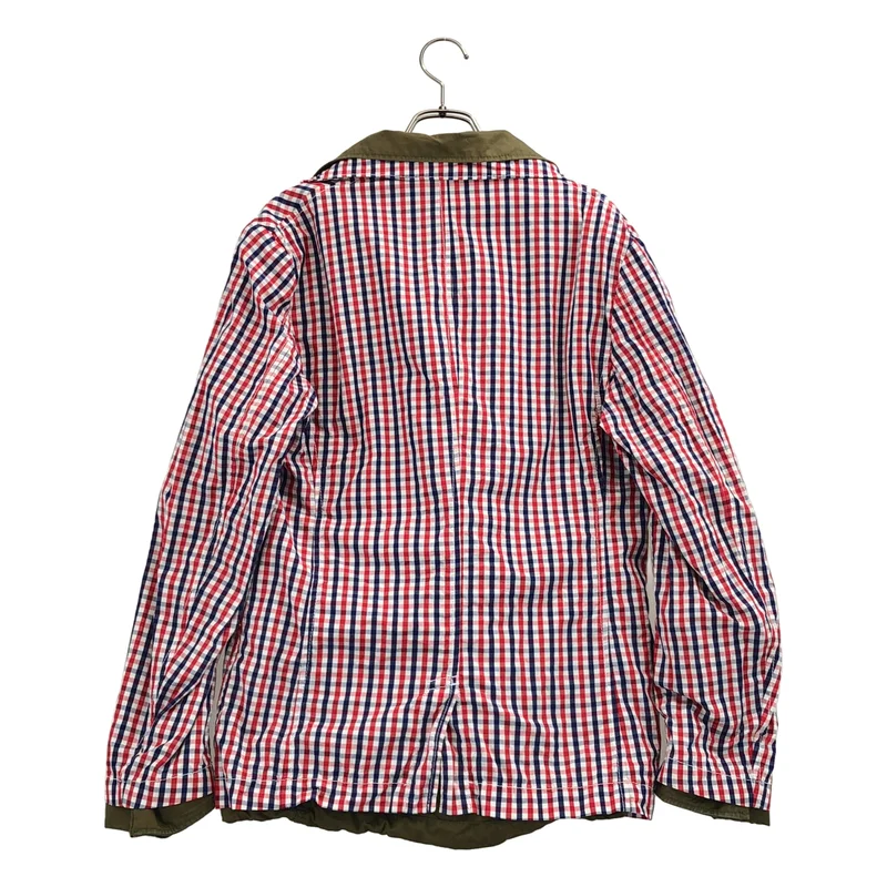 JUNYAWATANABE COMMEdesGARCONS MAN / ジュンヤワタナベマン | 2009SS | コットン リバーシブル M-65 切り替え チェック ジャケット | S | メンズ