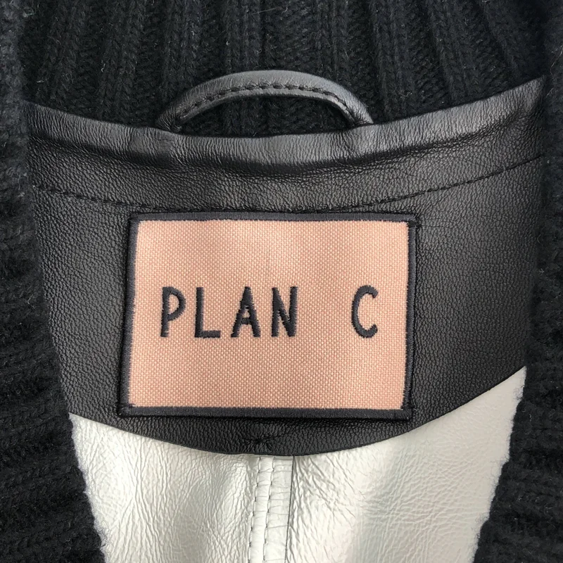 Plan C / プランシー | レザー Vネック ベスト |