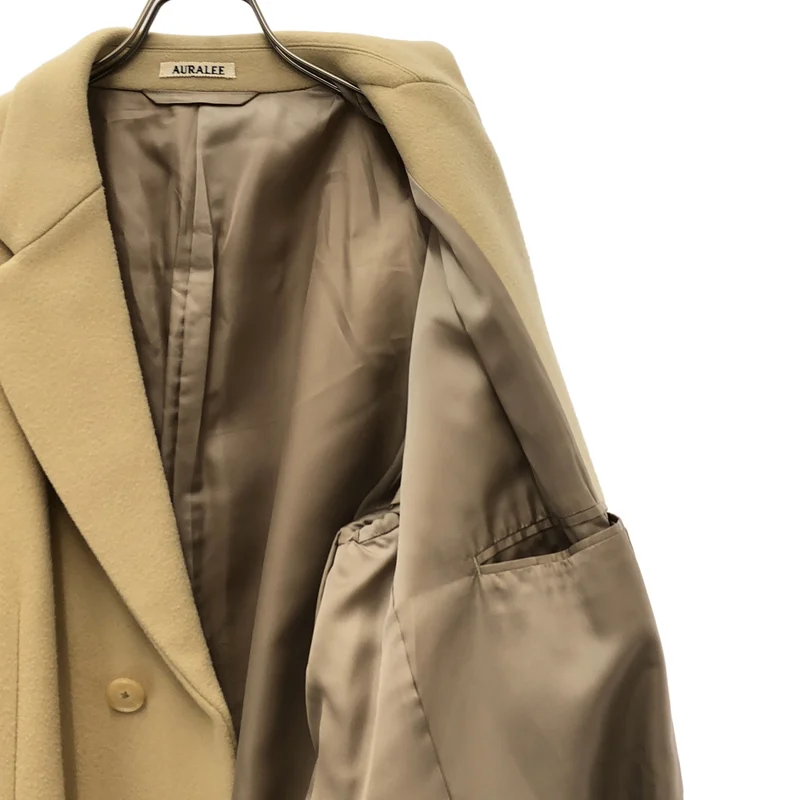 AURALEE / オーラリー | 2022AW | DOUBLE CLOTH SUPER FINE MELTON CHESTERFIELD COAT / ダブルクロス スーパーファイン ウールメルトン チェスターフィールドコート | 4 | メンズ