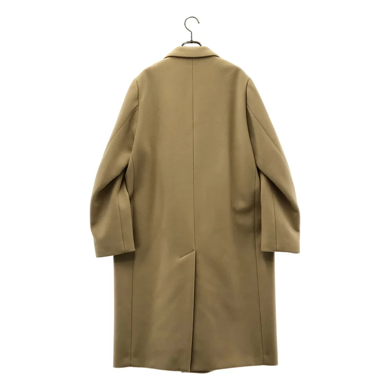 AURALEE / オーラリー | 2022AW | DOUBLE CLOTH SUPER FINE MELTON CHESTERFIELD COAT / ダブルクロス スーパーファイン ウールメルトン チェスターフィールドコート | 4 | メンズ
