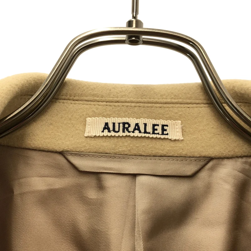 AURALEE / オーラリー | 2022AW | DOUBLE CLOTH SUPER FINE MELTON CHESTERFIELD COAT / ダブルクロス スーパーファイン ウールメルトン チェスターフィールドコート | 4 | メンズ