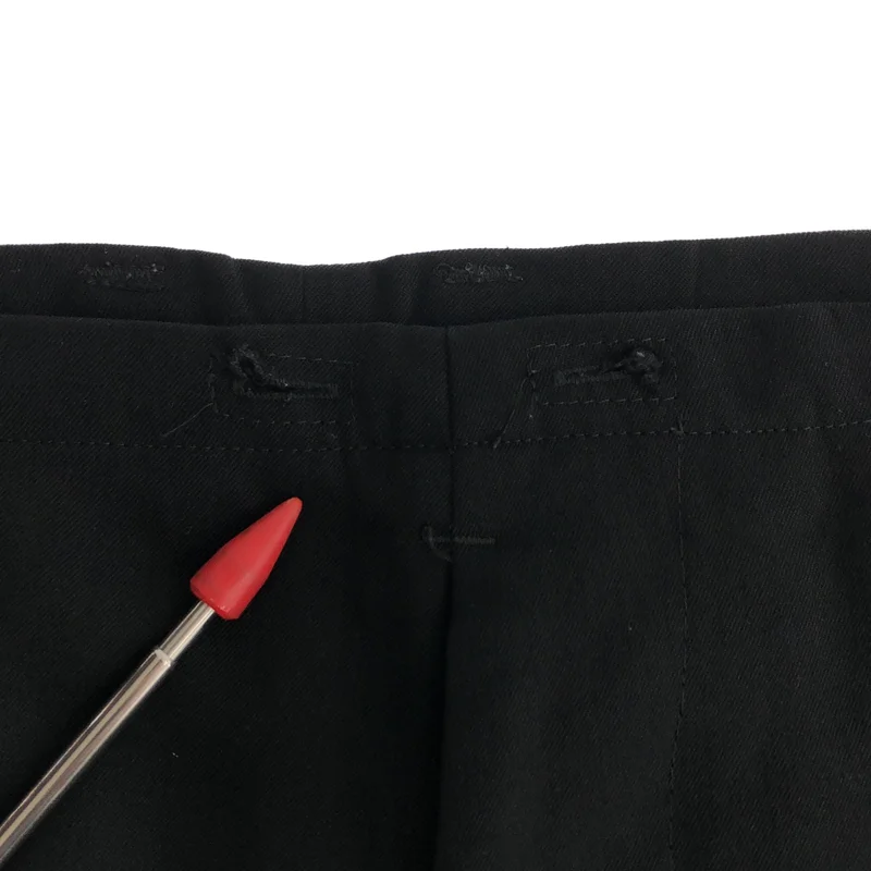 YOHJI YAMAMOTO POUR HOMME / ヨウジヤマモトプールオム | ウール ギャバジン 紐パンツ | 3 | メンズ
