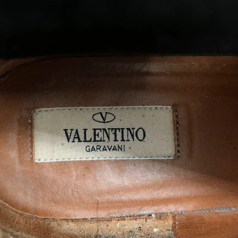VALENTINO / ヴァレンティノ | レザー ロックスタッズ サイドゴアブーツ | 37 | レディース