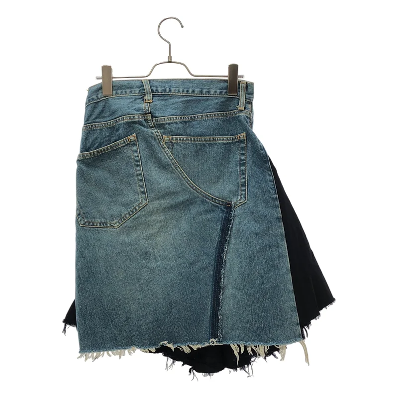 JUNYA WATANABE COMME des GARCONS / ジュンヤワタナベ | 2004AW | デニム アシンメトリースカート JN S088 | S | レディース