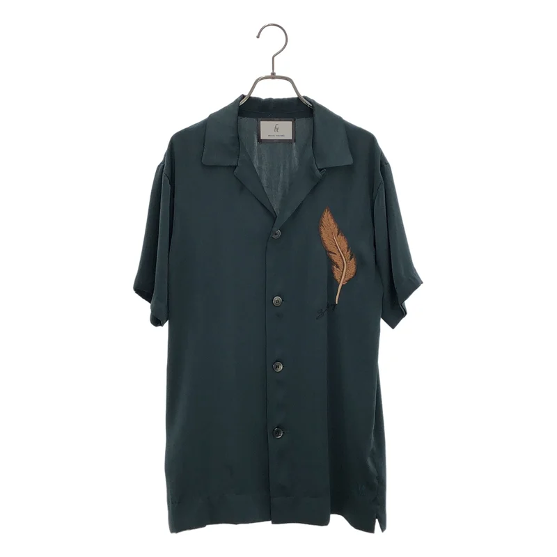 MIHARA YASUHIRO / ミハラヤスヒロ | FIT EMBROIDERED SHIRT  刺しゅう オープンカラーシャツ | 44 | メンズ
