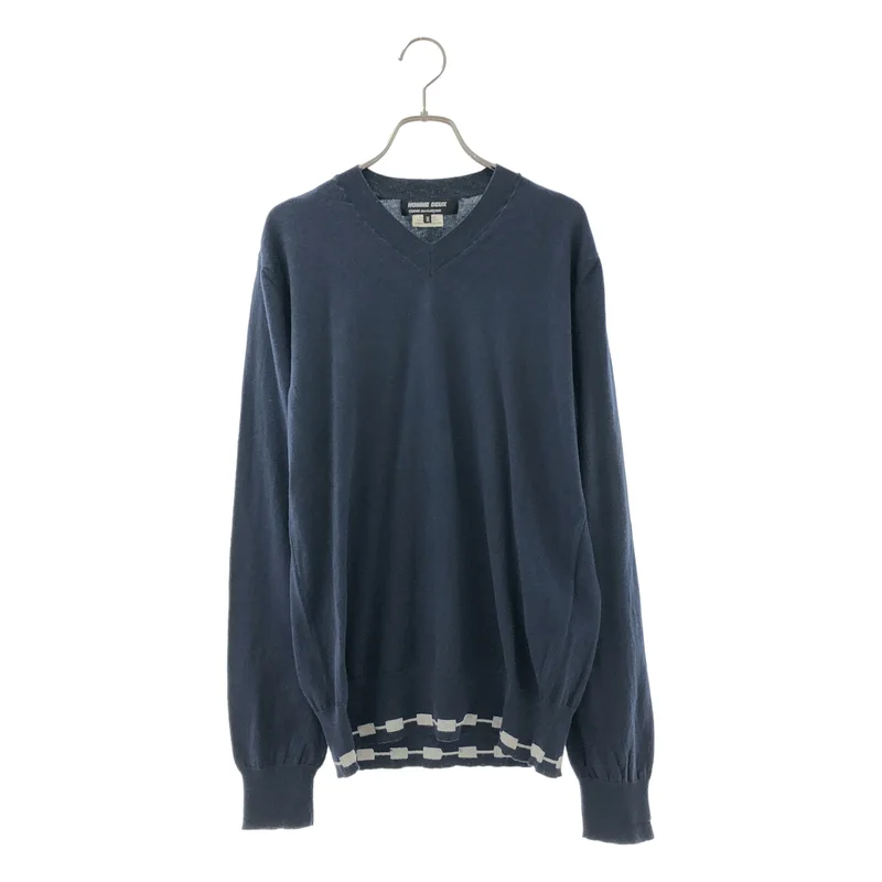 COMME des GARCONS HOMME DEUX / コムデギャルソンオムドゥ | 2017SS | コットン Vネックニット | M | メンズ